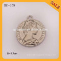 MC458 Elegant logo engraved china metal hang tag for clothing